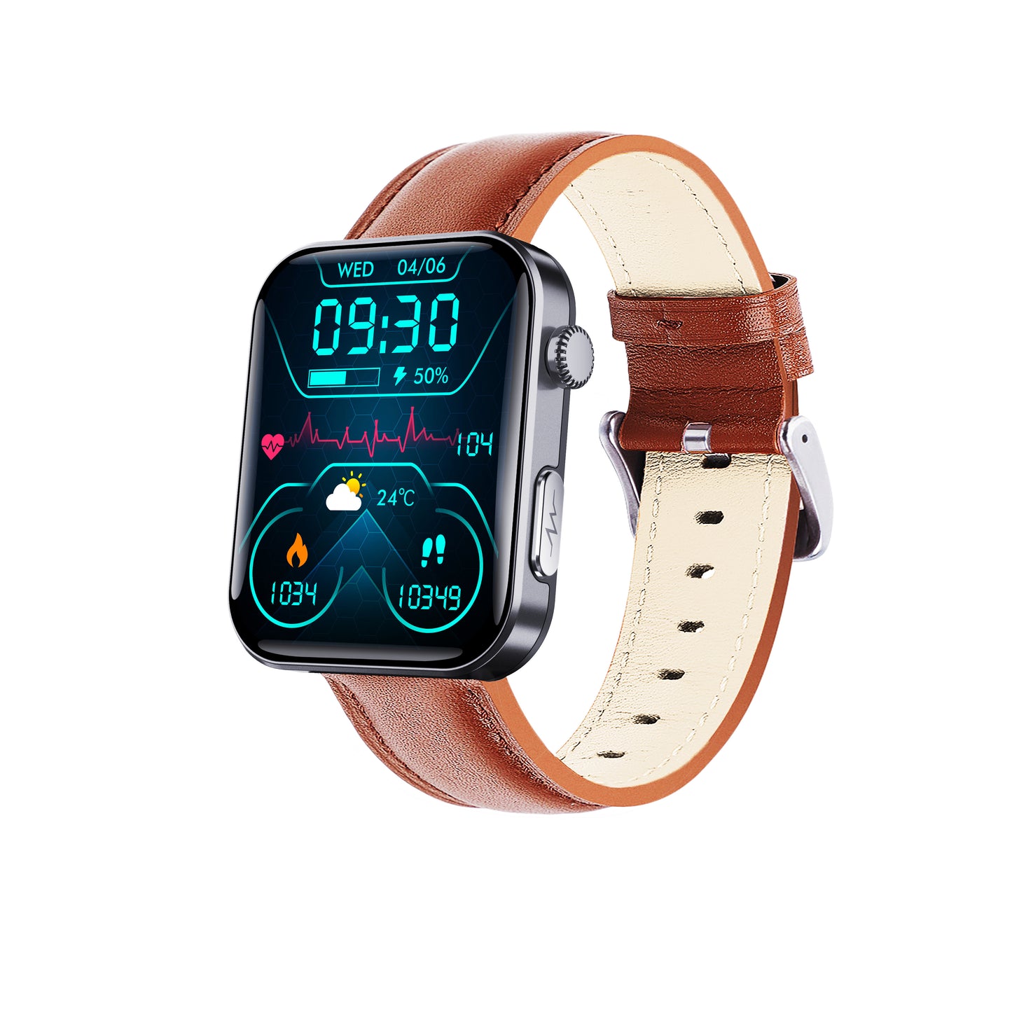 Smart Watch For Men Women Healthy Mornitoring Ips Screen Fitness Tracker With Bluetooth Call IP67 Waterproof Heart Rate Sleep SpO2 Monitor Pedometer Multiple Sports 7 Days Battery Life
