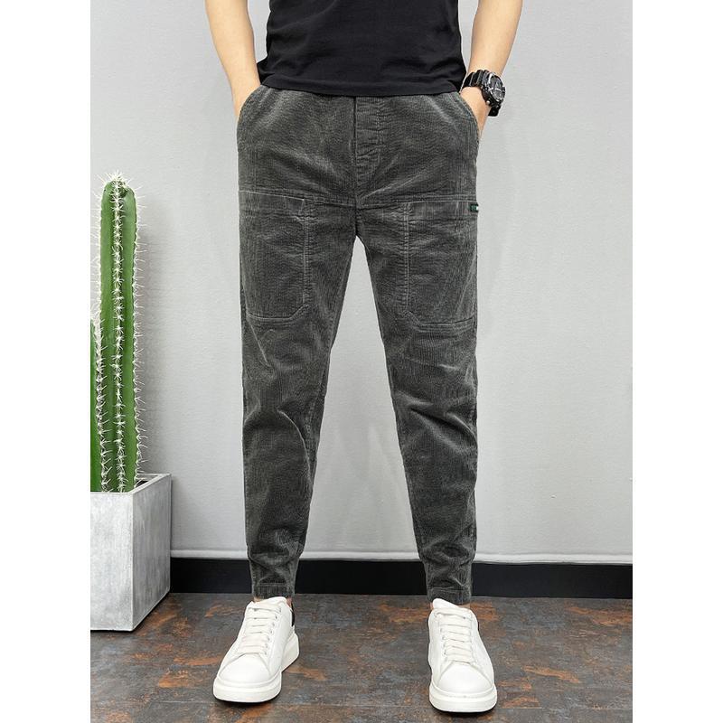 Men's Corduroy Slim Fit All-matching Skinny Pants