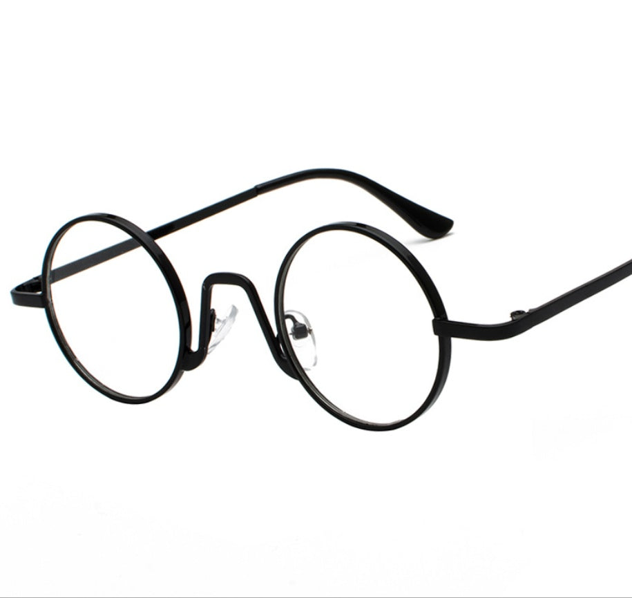 Sunglasses round frame mirror