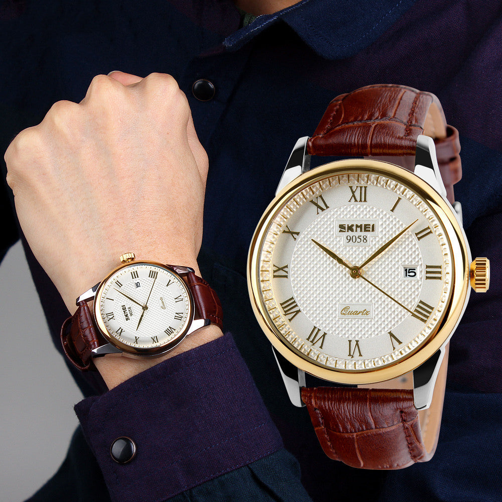 Fashion Business Men's Watch Calendar Quartz Watch