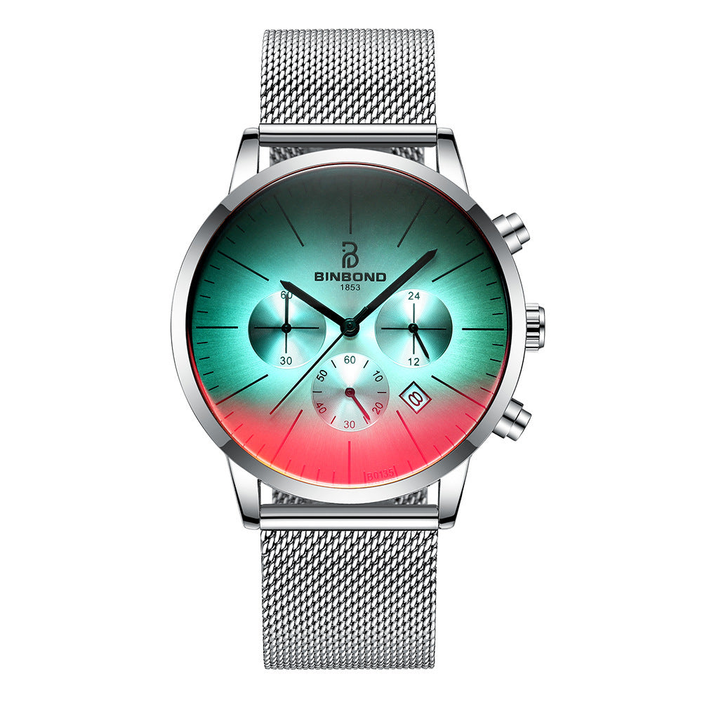 Ultra-thin Multi-Function Symphony Sports Men s Waterproof Blue Watch