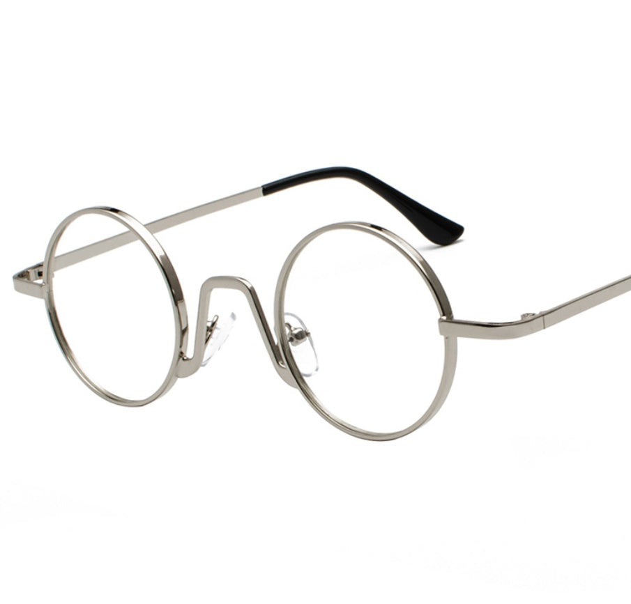 Sunglasses round frame mirror