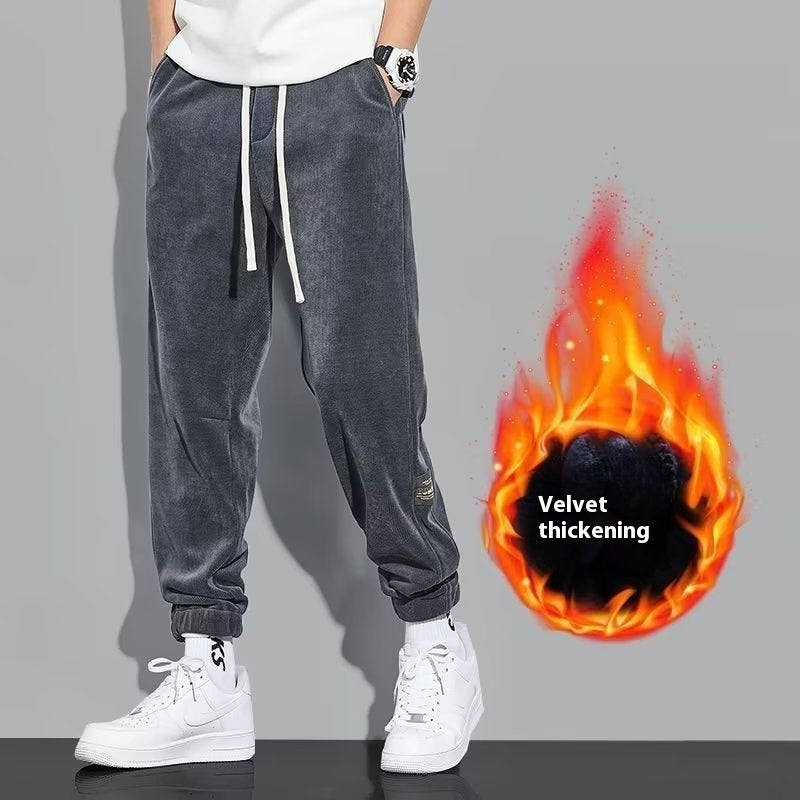 Men's Casual All-matching Pants Corduroy Sweatpants