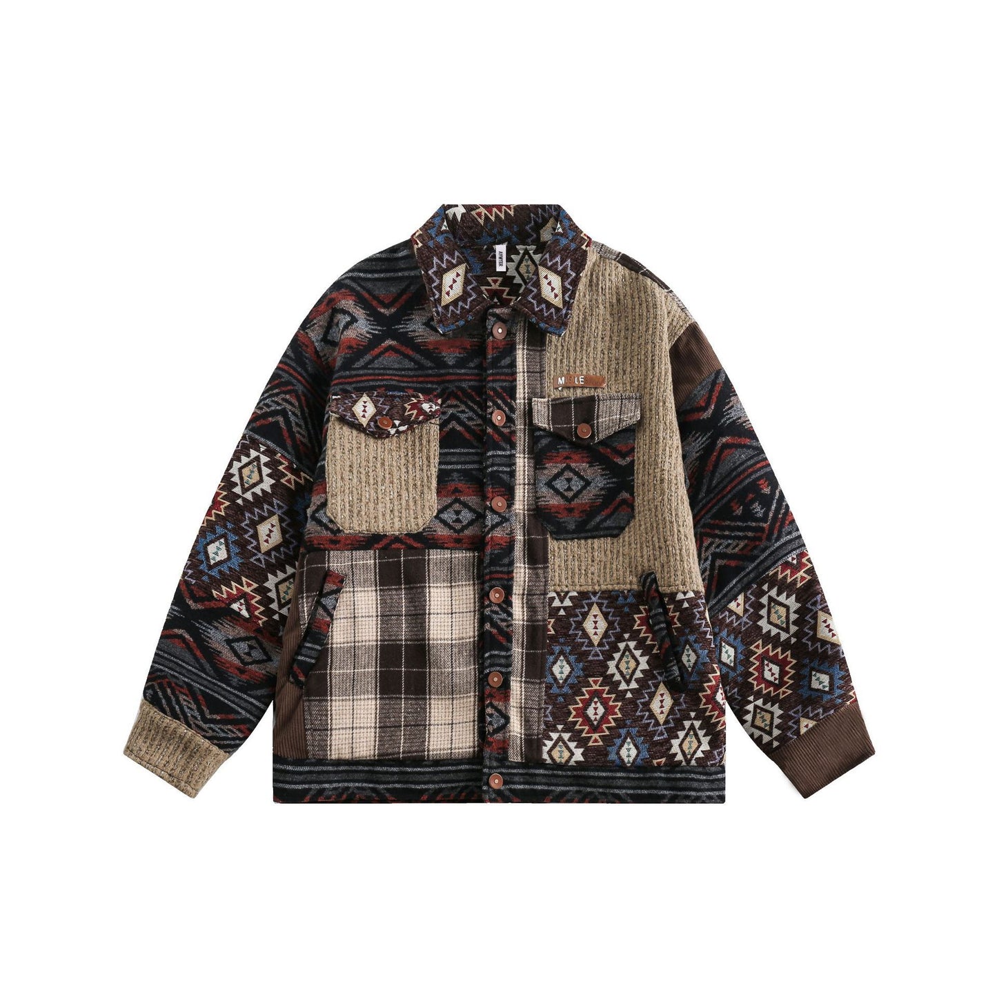 Loose Casual Couple Polo Collar Jacket
