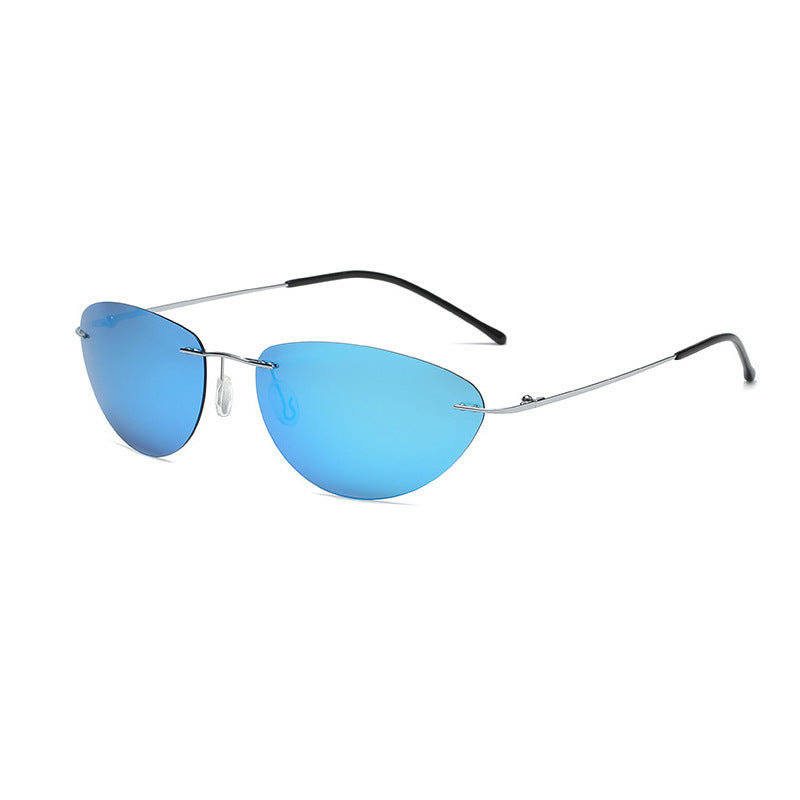 Ultralight Rimless Men's Driving Sunglasses