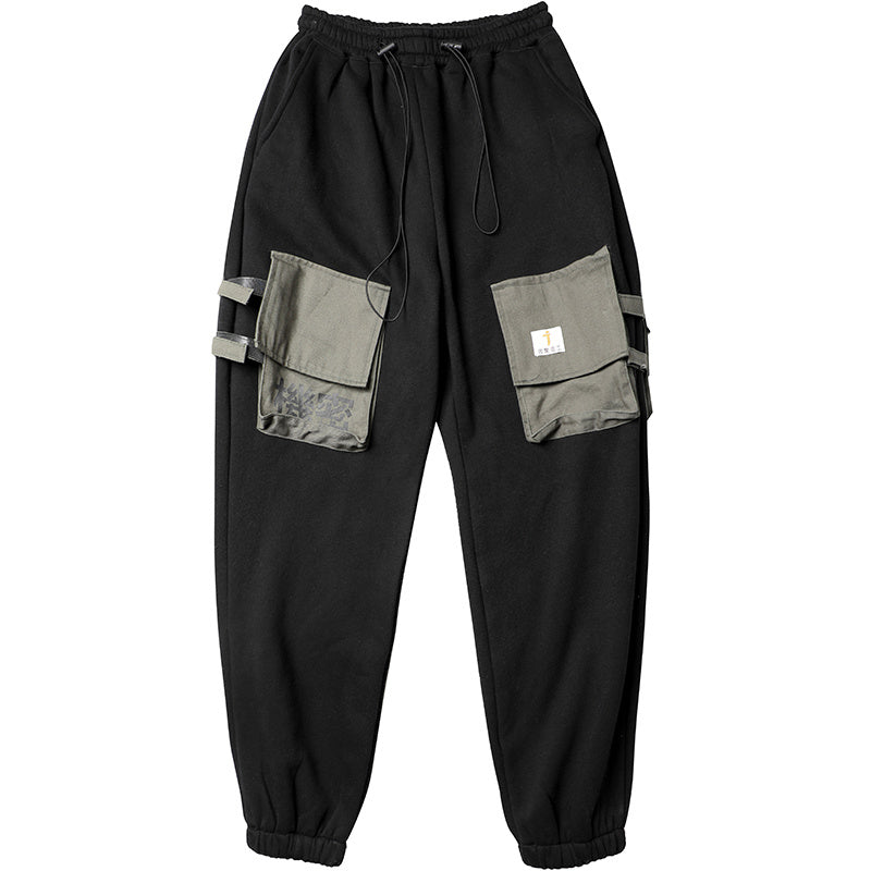 Casual pants leg binding