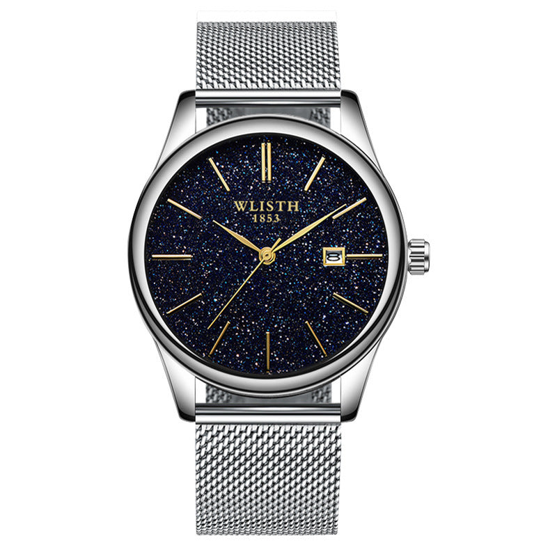 Steel Band Watch Quartz Watch Cross-border Men's Watch Waterproof