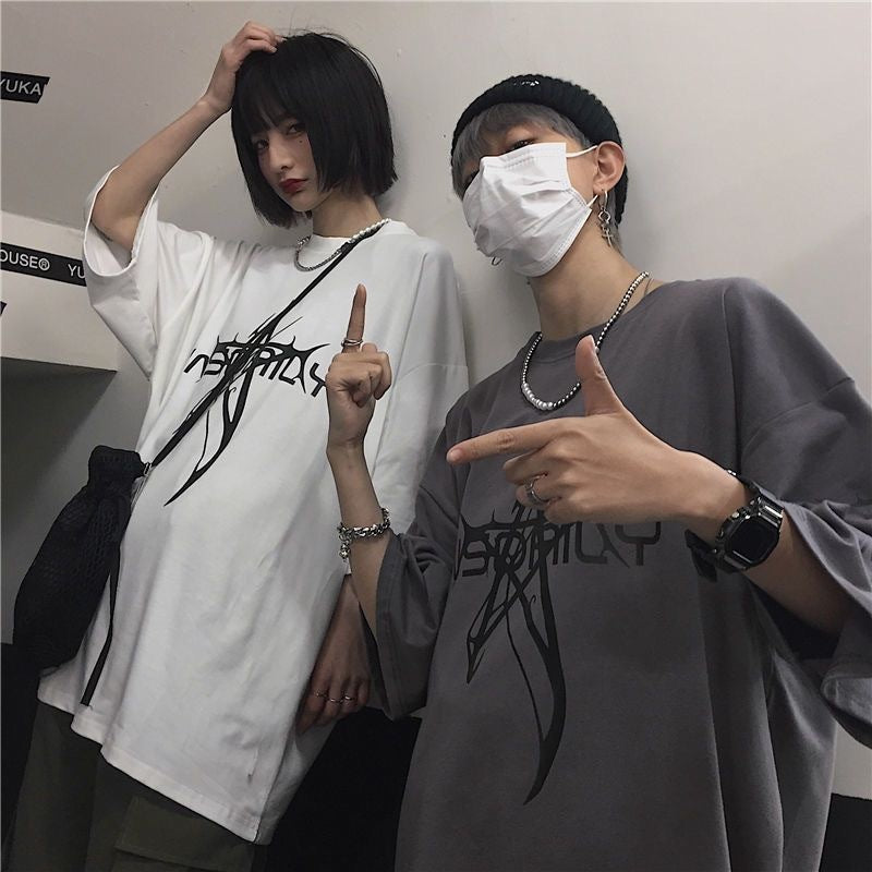 Letter Print Short-sleeve T-shirt Men