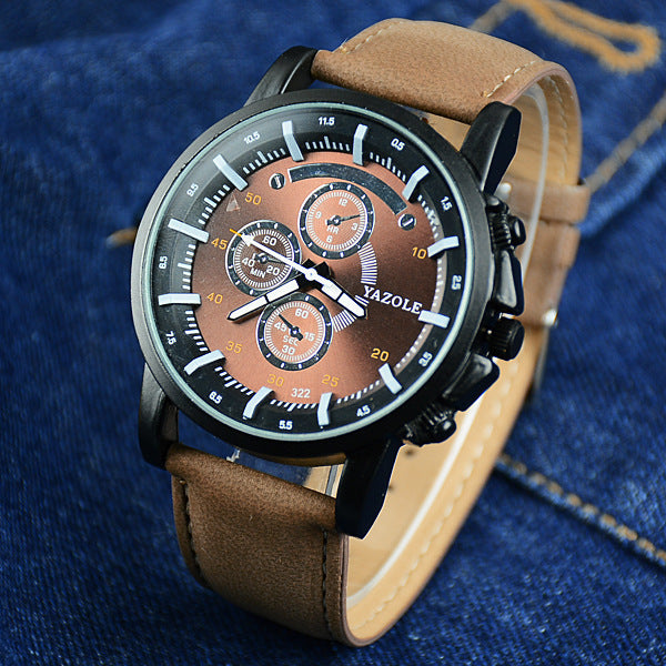 322 Department of sports leisure business men male belt table quartz watch waterproof fashion fashion men's custom