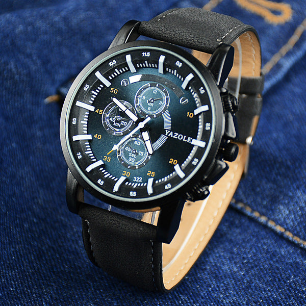 322 Department of sports leisure business men male belt table quartz watch waterproof fashion fashion men's custom