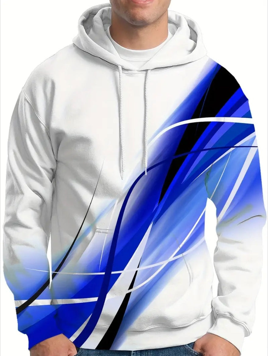 Autumn Hooded Loose Sweater Men