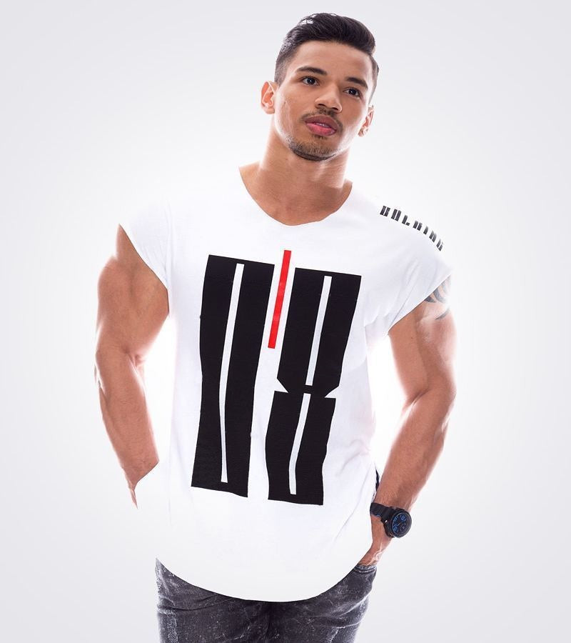Fitness Sports T-Shirt Casual Fashion Cotton Short Sleeve Running