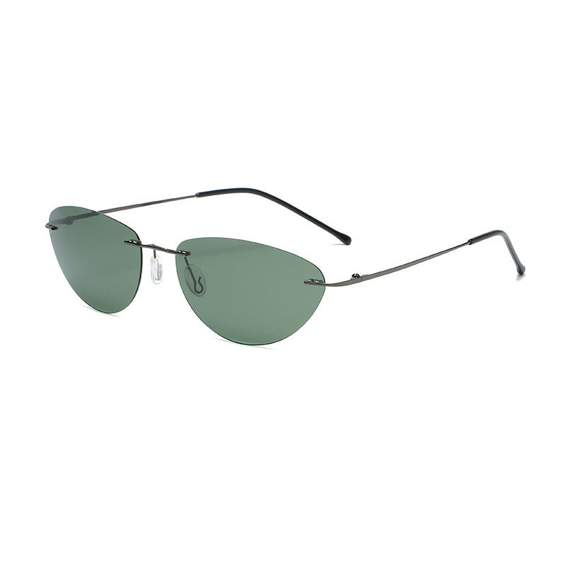 Ultralight Rimless Men's Driving Sunglasses