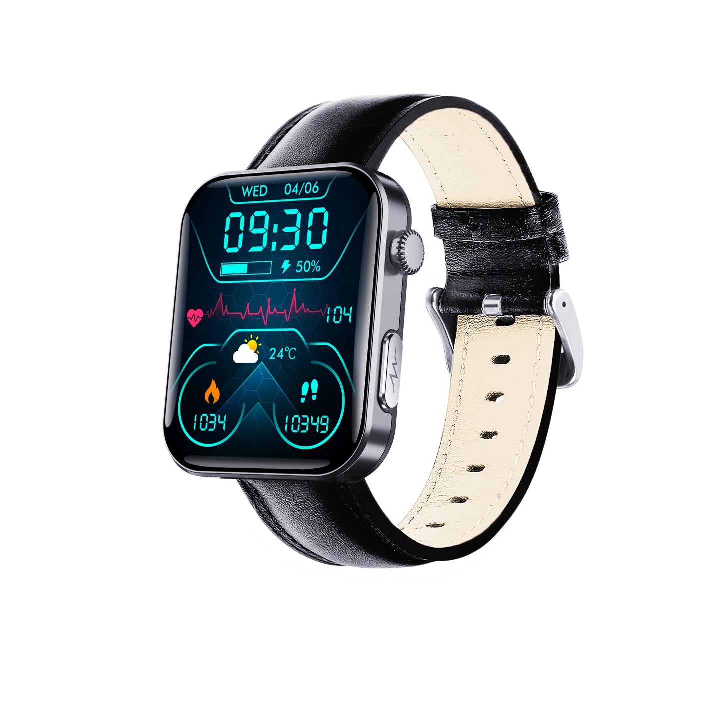 Smart Watch For Men Women Healthy Mornitoring Ips Screen Fitness Tracker With Bluetooth Call IP67 Waterproof Heart Rate Sleep SpO2 Monitor Pedometer Multiple Sports 7 Days Battery Life
