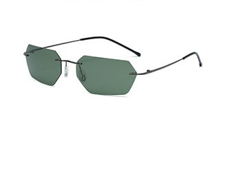 Ultralight Rimless Men's Driving Sunglasses
