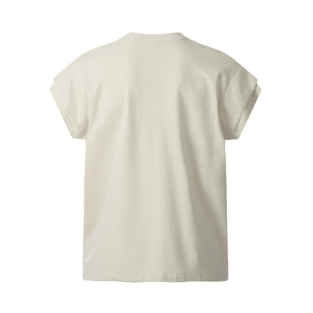 Fashion Personalized Letter T-shirt Vest Men
