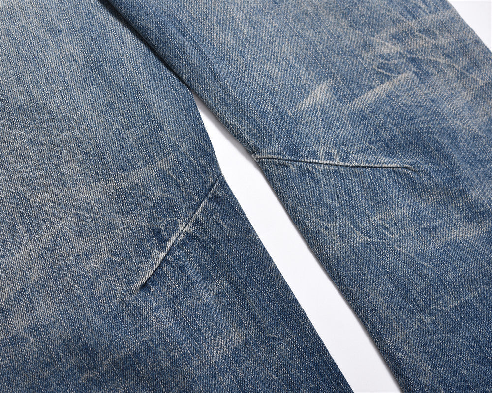 Washed Bright White Jeans For Men