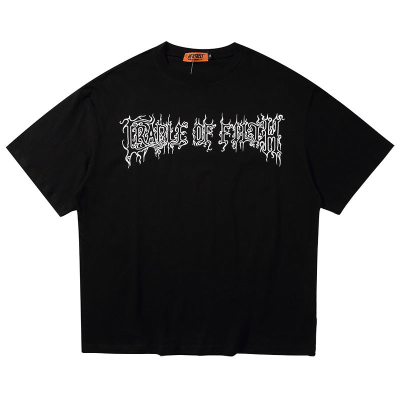 Hot Rhinestone Short Sleeve T-Shirt Men