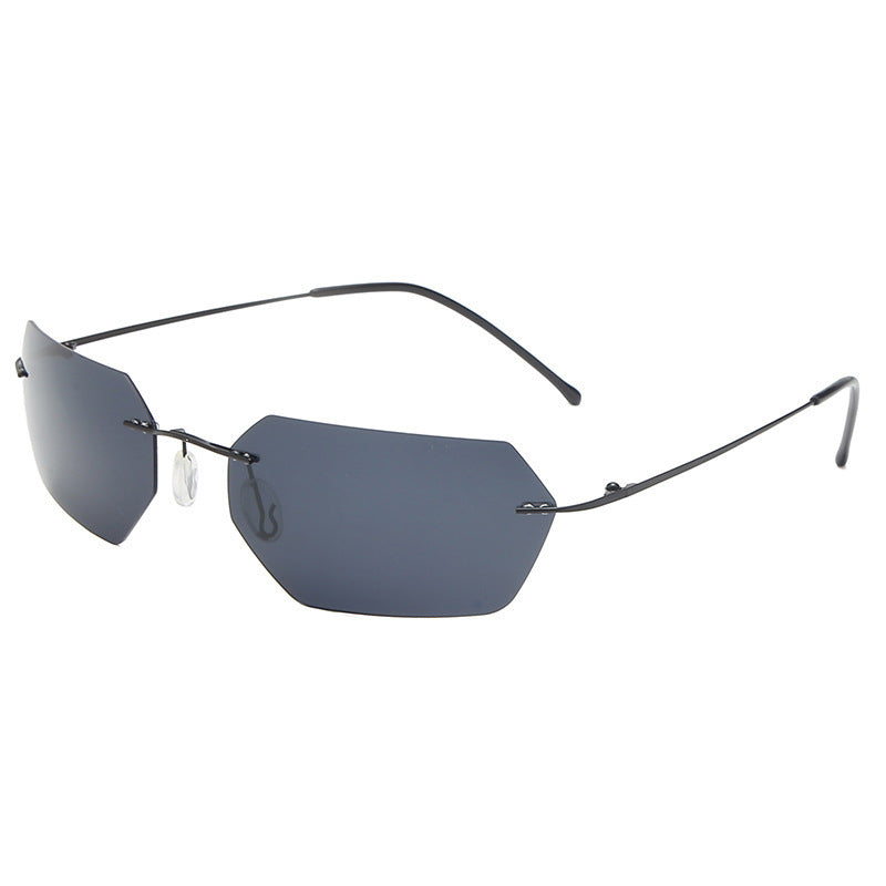 Ultralight Rimless Men's Driving Sunglasses