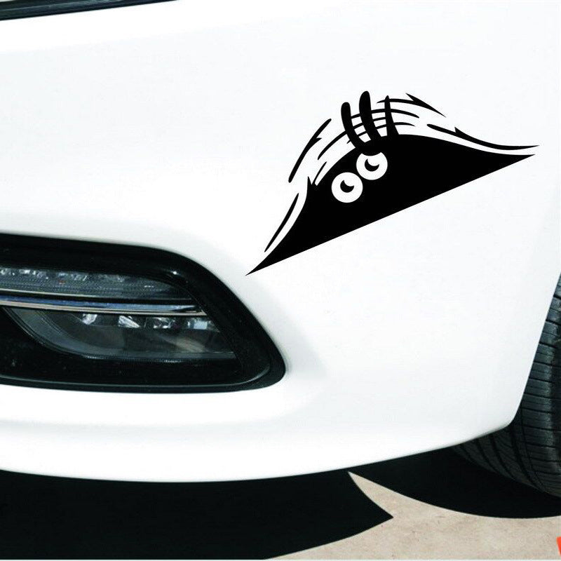 Sand Dune Car Sticker Peeking Elf Car Sticker Reflective Waterproof Sticker