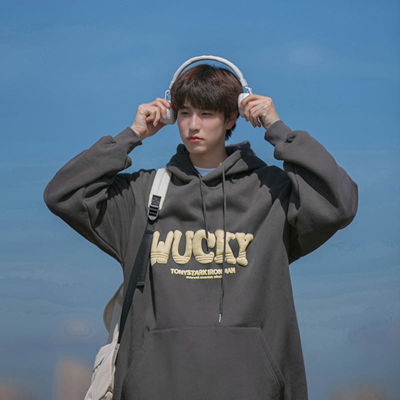 New Autumn Thin Loose Hoodie Men's Hoodie Sweater