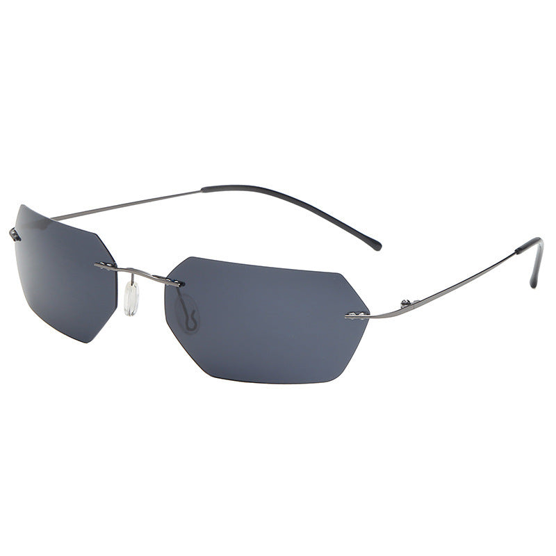Ultralight Rimless Men's Driving Sunglasses