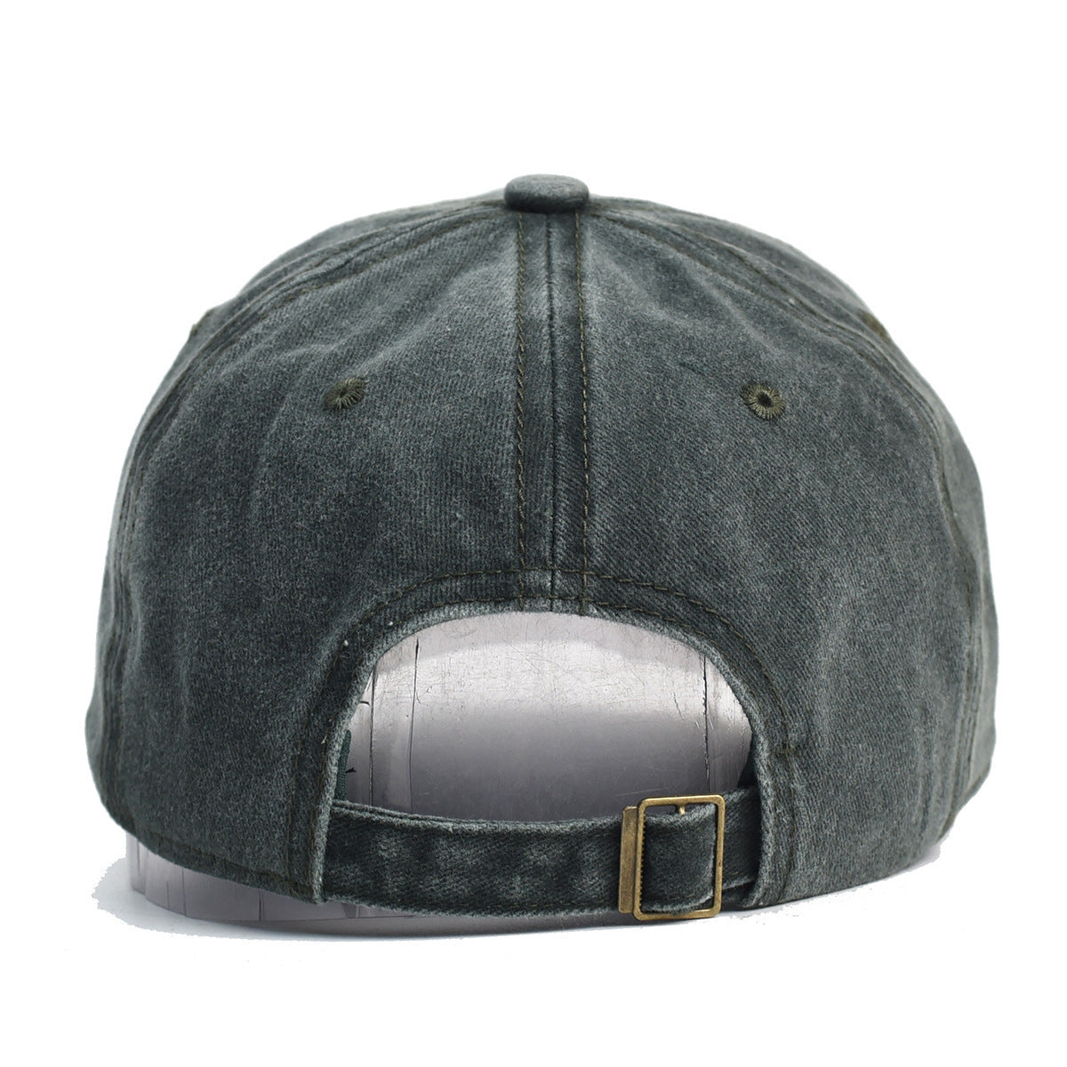 Washed Cotton Printed Hat Distressed Dad Hat For Men