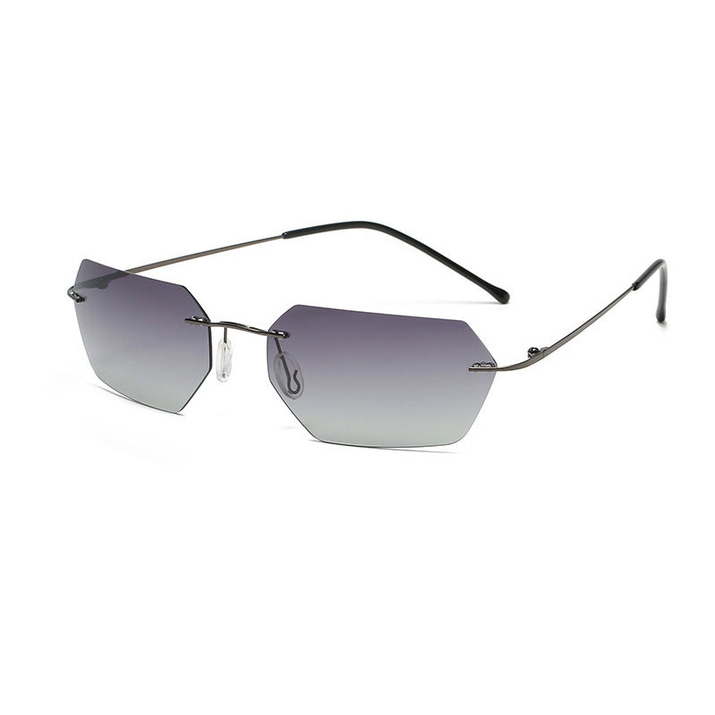 Ultralight Rimless Men's Driving Sunglasses