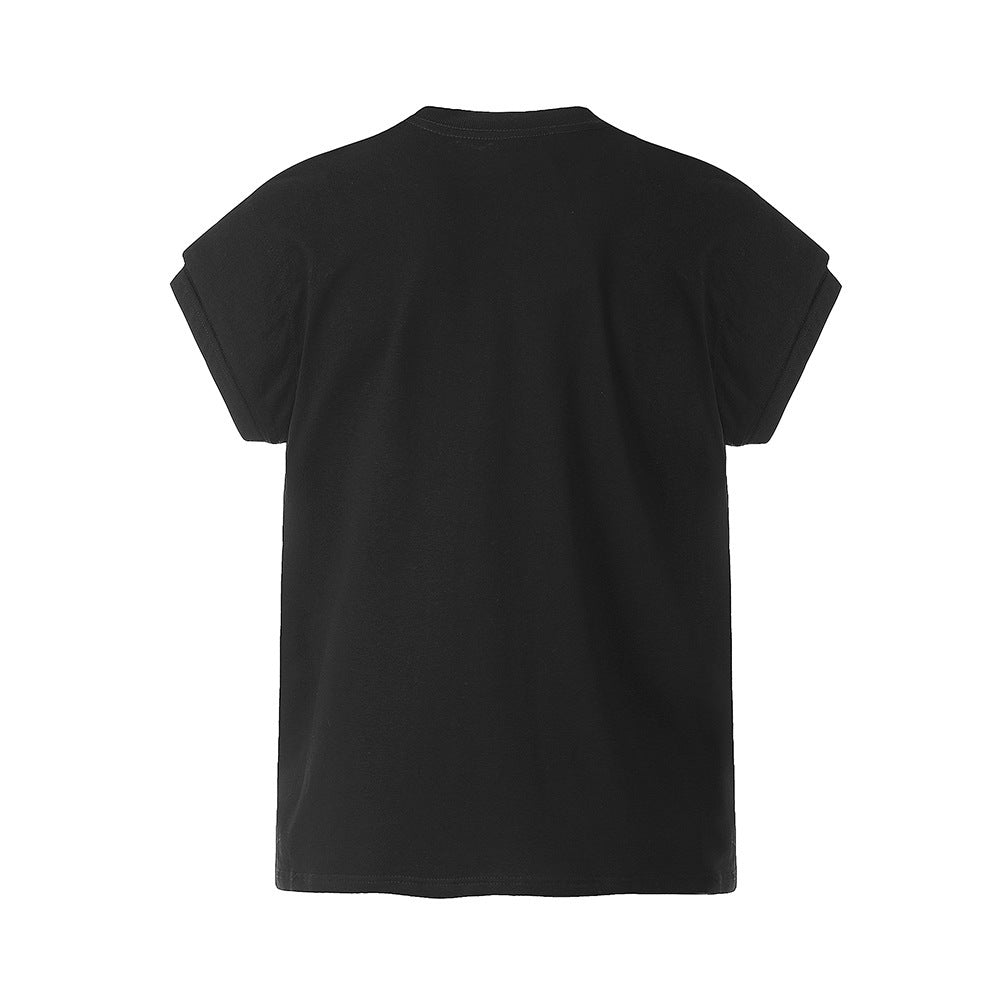 Fashion Personalized Letter T-shirt Vest Men