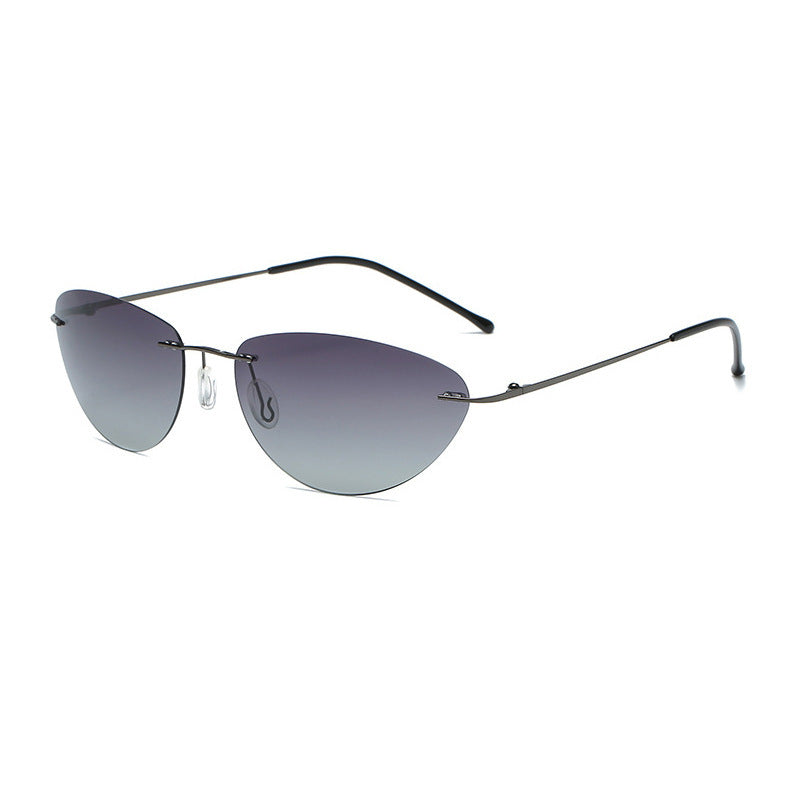 Ultralight Rimless Men's Driving Sunglasses