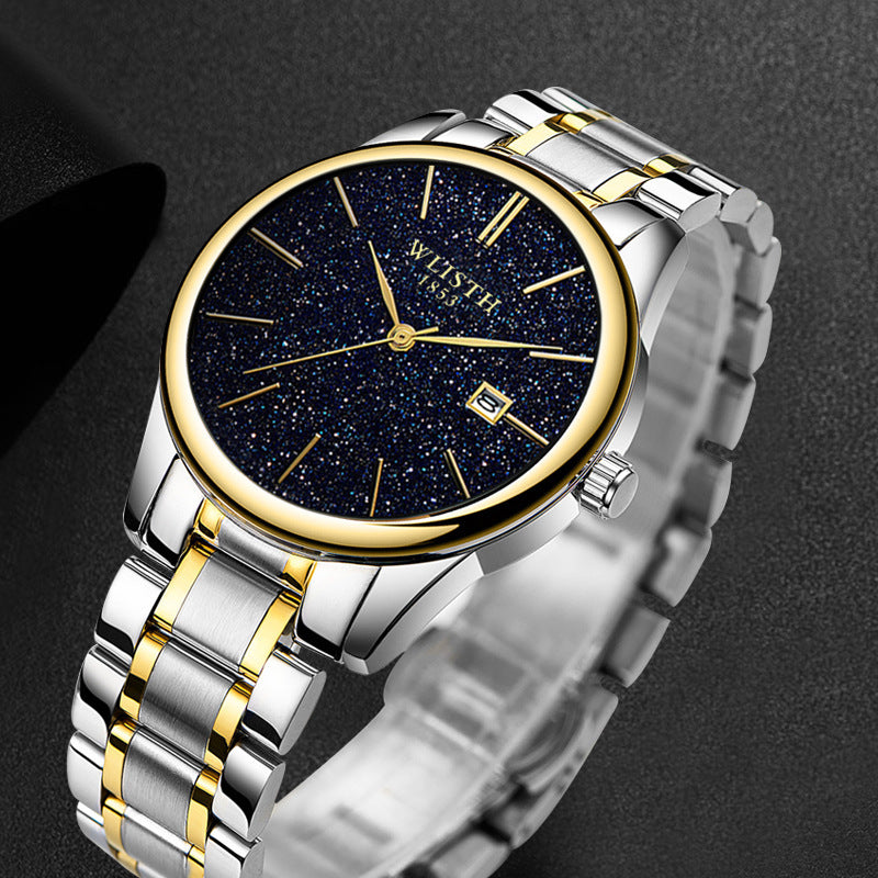 Steel Band Watch Quartz Watch Cross-border Men's Watch Waterproof
