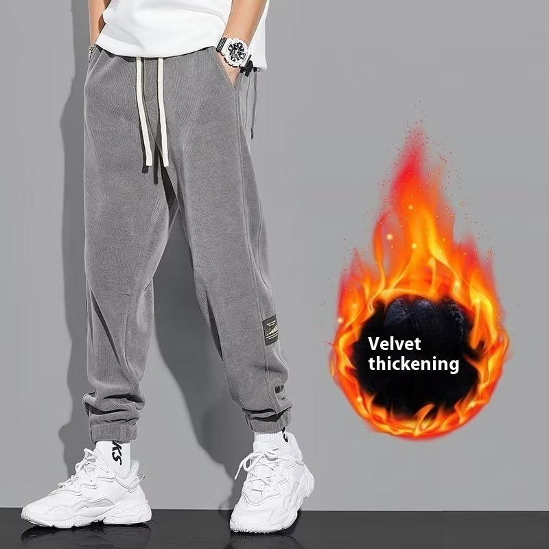 Men's Casual All-matching Pants Corduroy Sweatpants