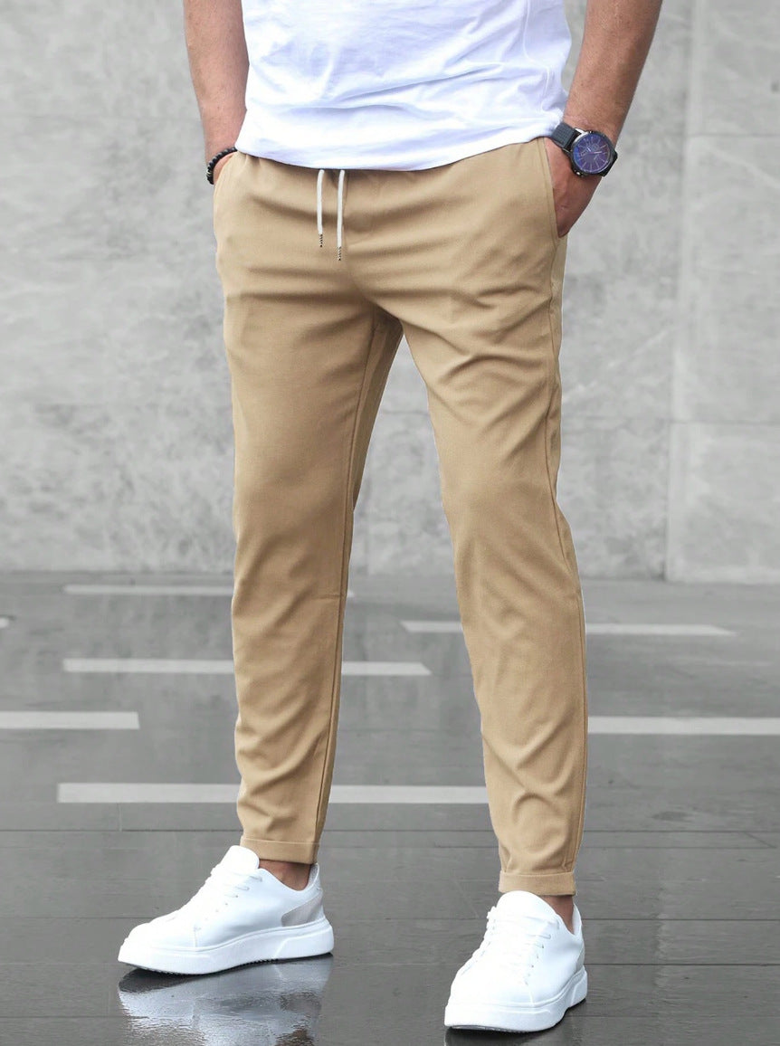 Men's Business All-match Casual Cropped Pants