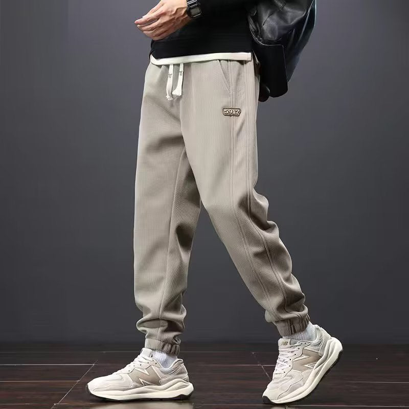 American Casual Pants Men Loose Tappered