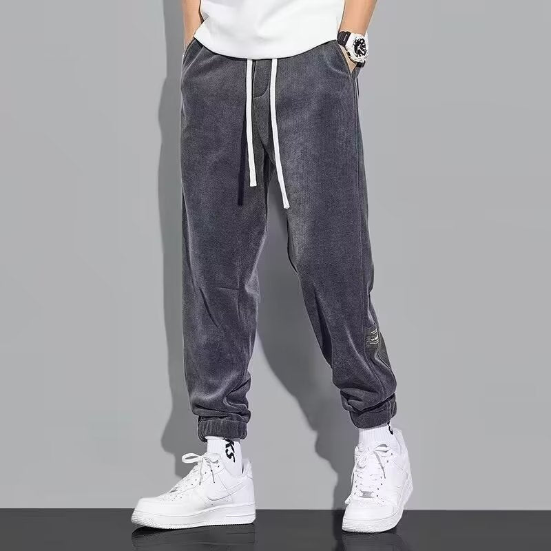 Men's Casual All-matching Pants Corduroy Sweatpants