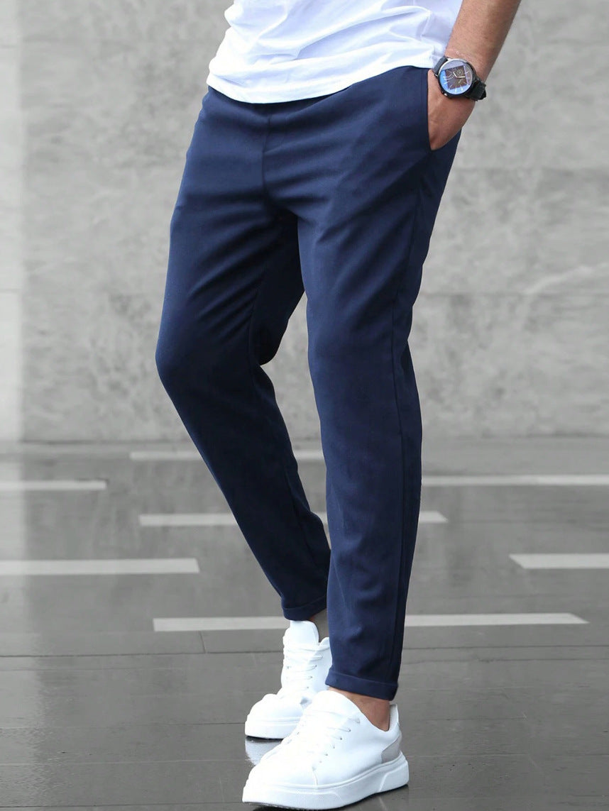 Men's Business All-match Casual Cropped Pants