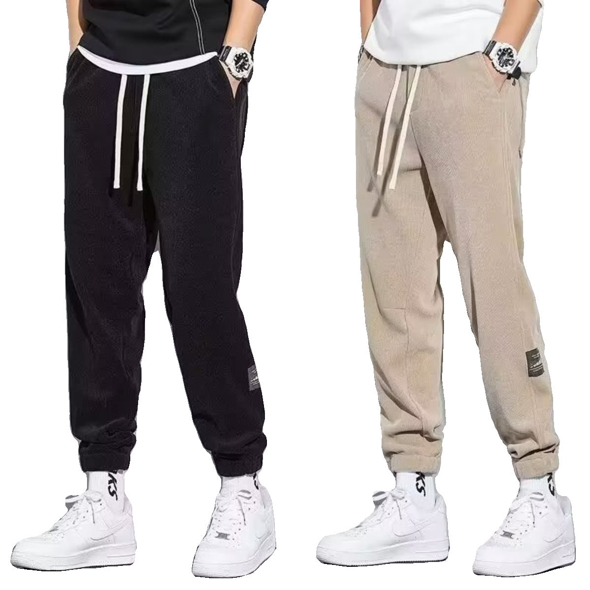Men's Casual All-matching Pants Corduroy Sweatpants