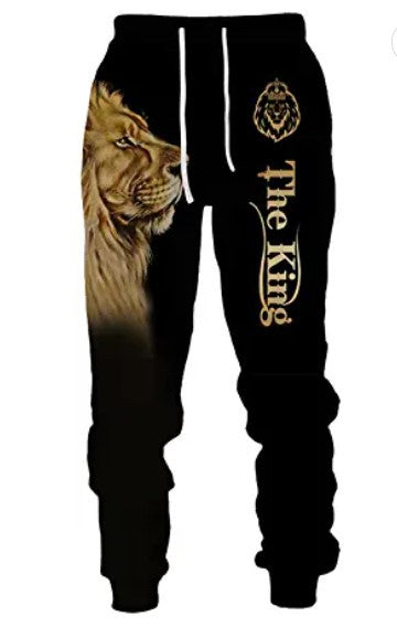 3d Digital Printing Casual Men's Trousers