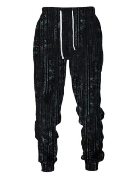 3d Digital Printing Casual Men's Trousers