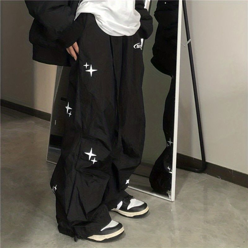 Retro Straight Wide-leg Pants Hip Hop High Street Casual Pants