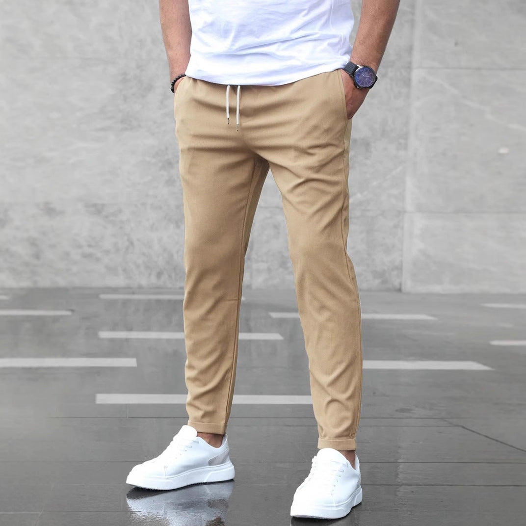 Men's Business All-match Casual Cropped Pants