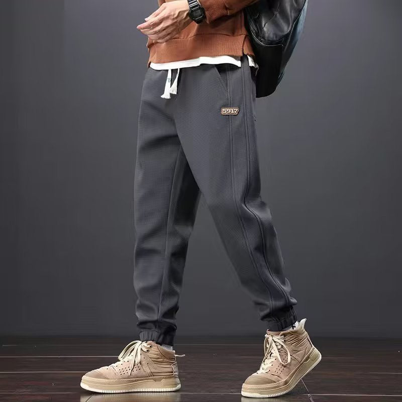 American Casual Pants Men Loose Tappered
