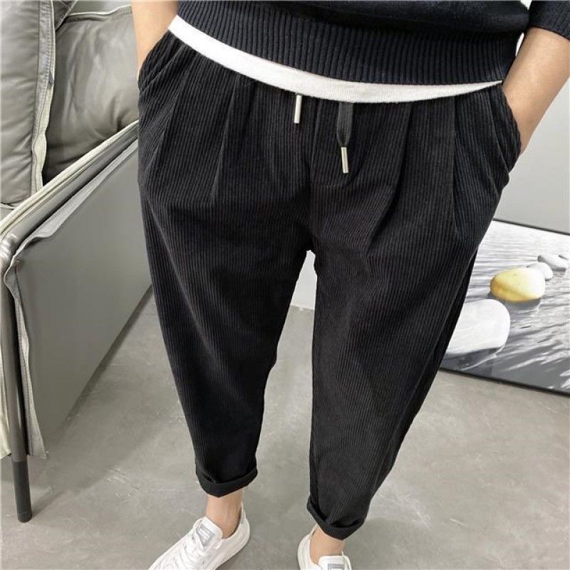 Loose Casual Men's Winter Corduroy Pants