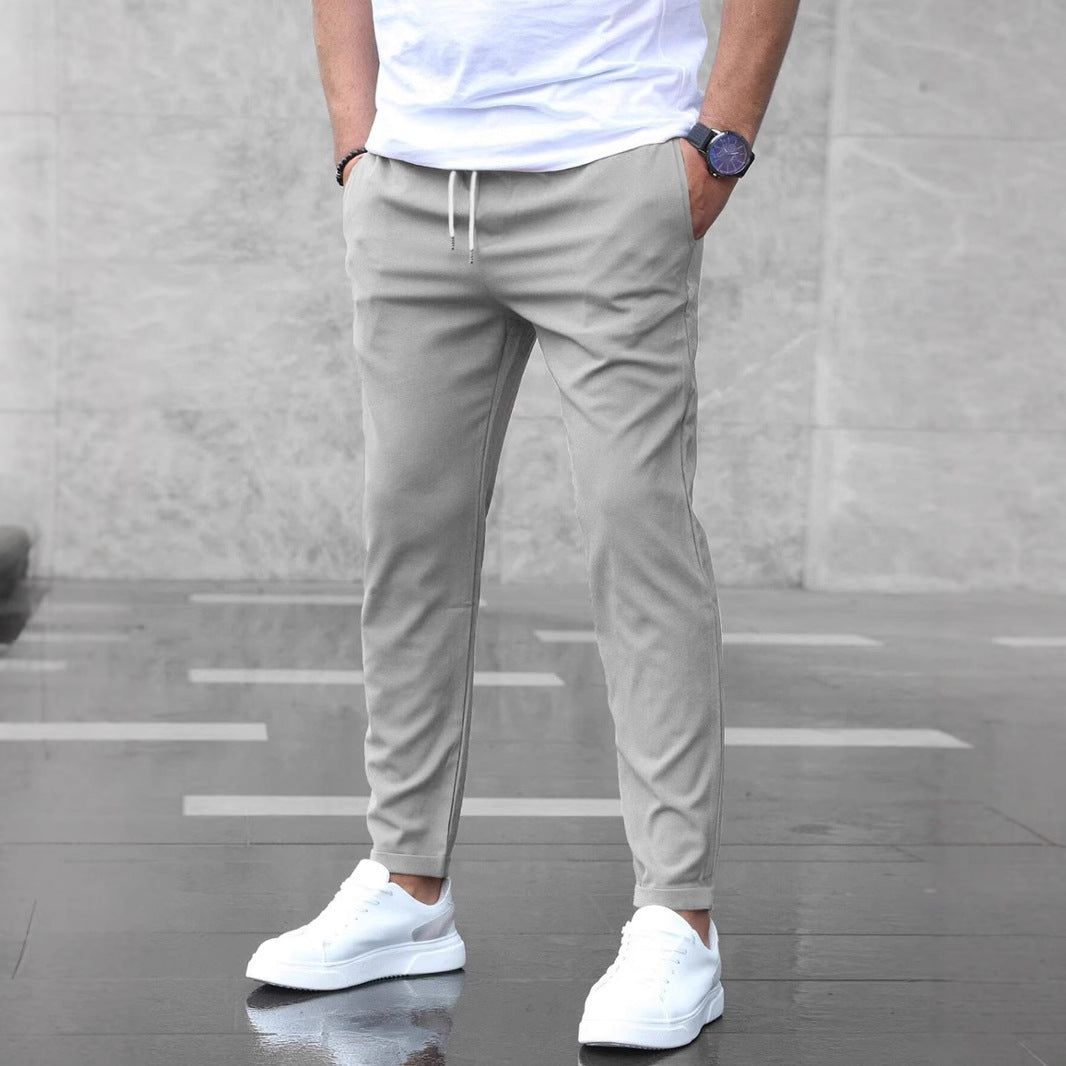 Men's Business All-match Casual Cropped Pants