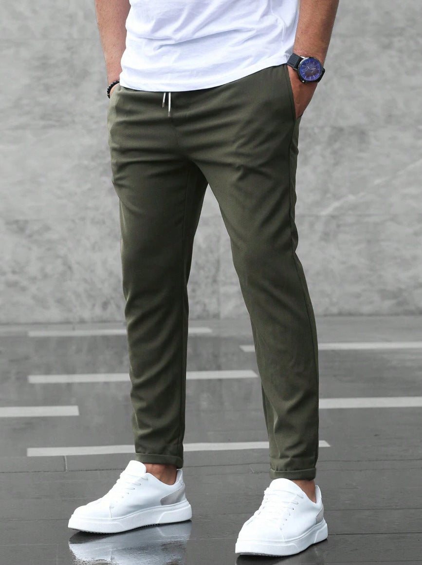 Men's Business All-match Casual Cropped Pants