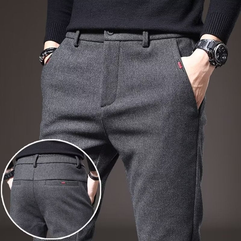 Men's Casual Loose Straight Slim Fit Trousers