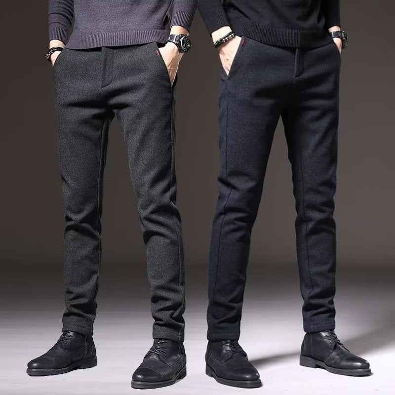 Men's Casual Loose Straight Slim Fit Trousers