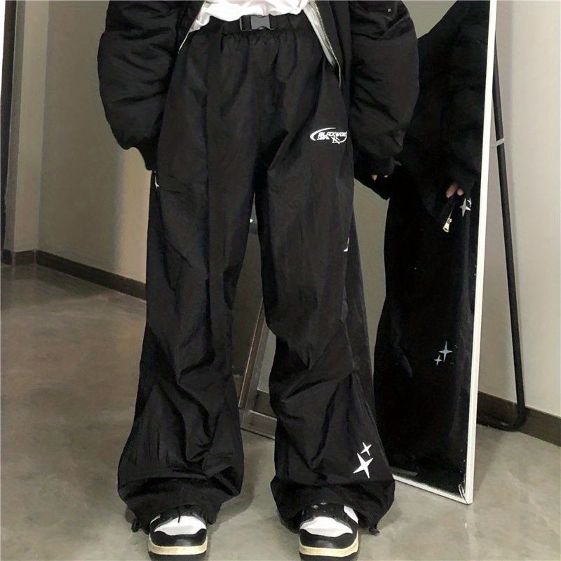 Retro Straight Wide-leg Pants Hip Hop High Street Casual Pants
