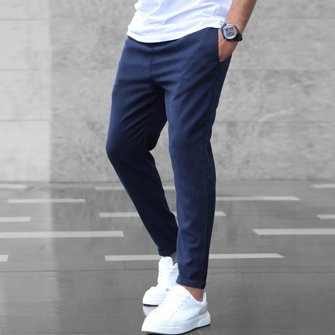 Men's Business All-match Casual Cropped Pants