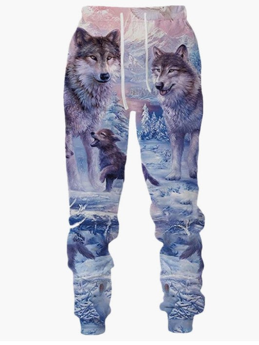 3d Digital Printing Casual Men's Trousers